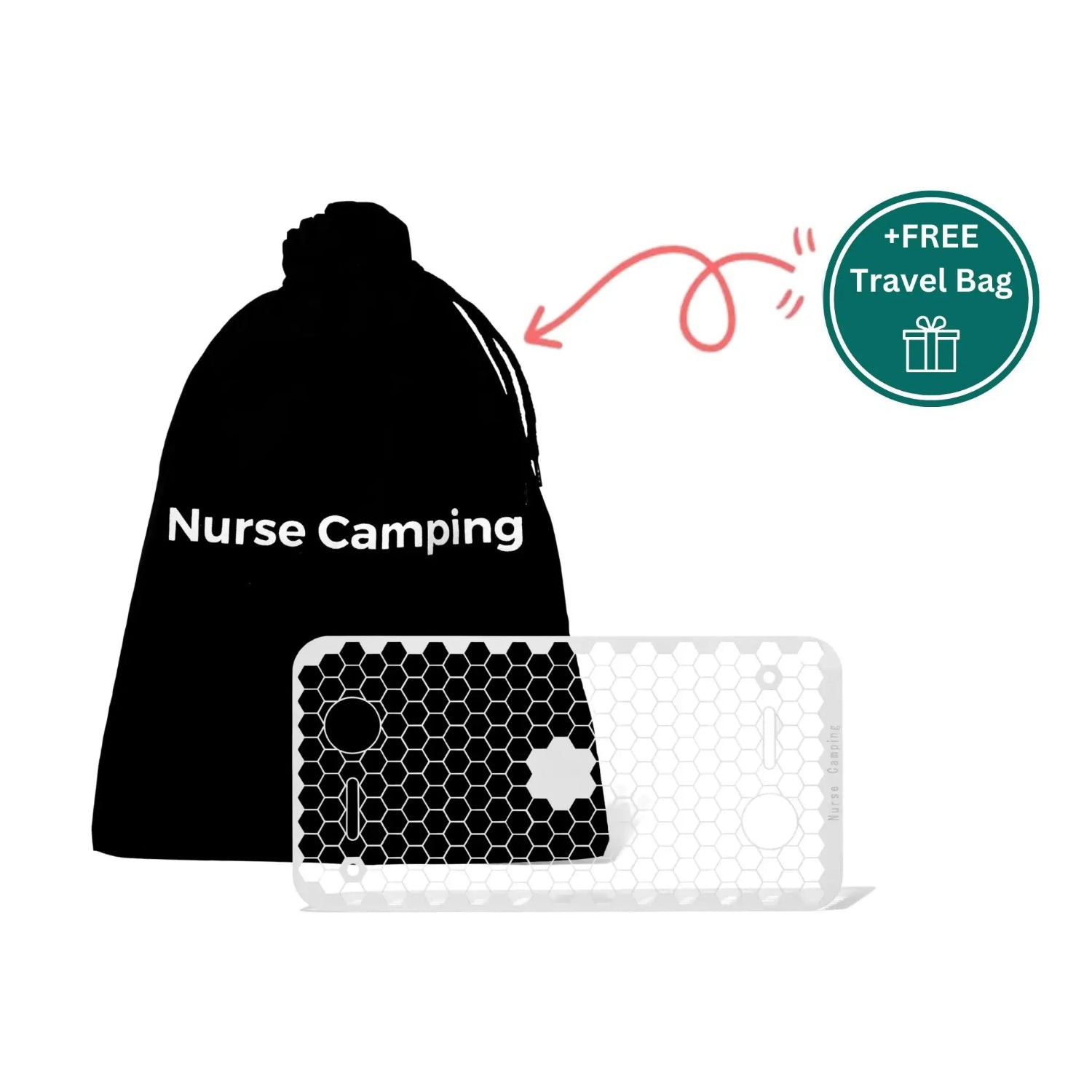 Honey Bee Camping Table - Keep Food & Drinks Off the Dirt