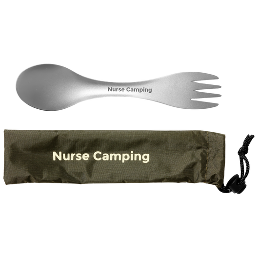 Spoon and Fork Combo - Titanium